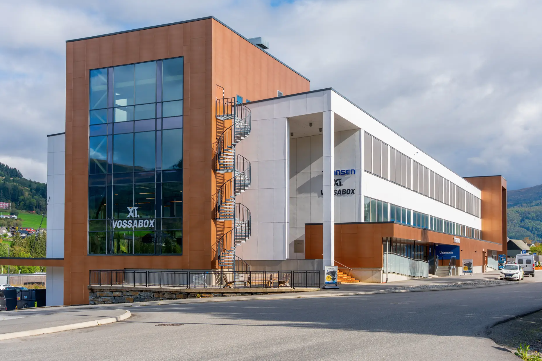 Fasaden på Brynalii 102, Voss